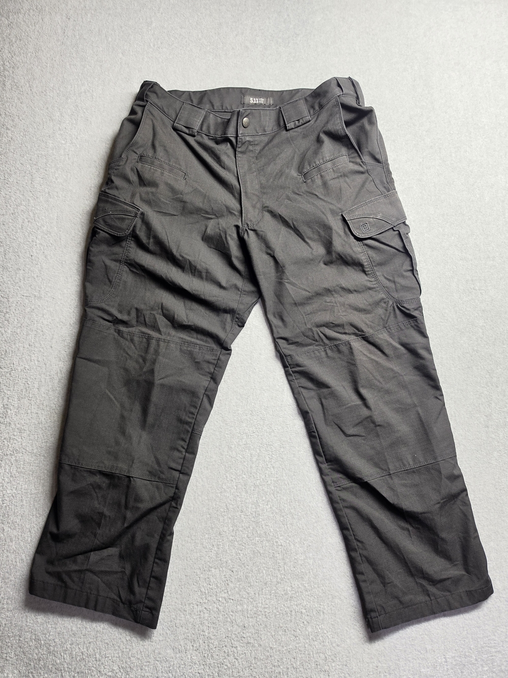 5.11 Tactical Stryke Cargo Pants Flex-Tac Ripstop 36x34 Black Regular Fit